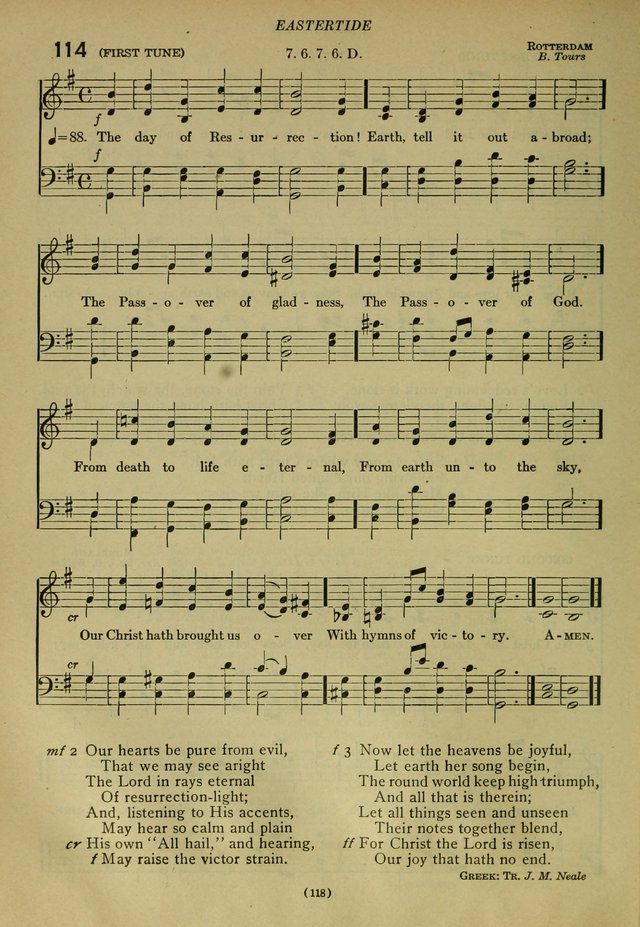 The Church Hymnal: containing hymns approved and set forth by the general conventions of 1892 and 1916; together with hymns for the use of guilds and brotherhoods, and for special occasions (Rev. ed) page 119