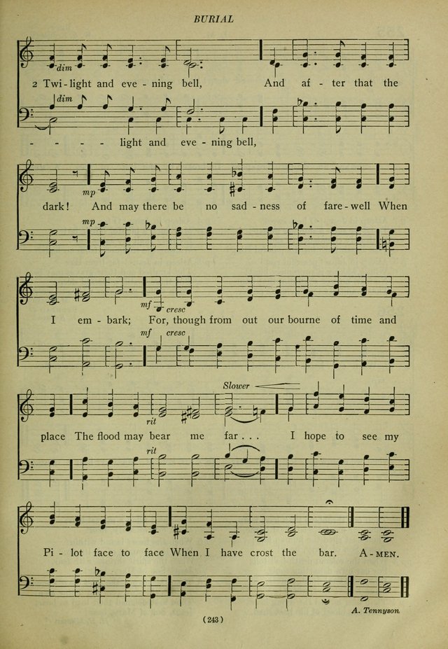 The Church Hymnal: containing hymns approved and set forth by the general conventions of 1892 and 1916; together with hymns for the use of guilds and brotherhoods, and for special occasions (Rev. ed) page 244