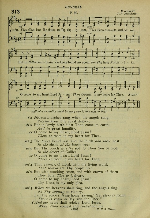 The Church Hymnal: containing hymns approved and set forth by the general conventions of 1892 and 1916; together with hymns for the use of guilds and brotherhoods, and for special occasions (Rev. ed) page 296
