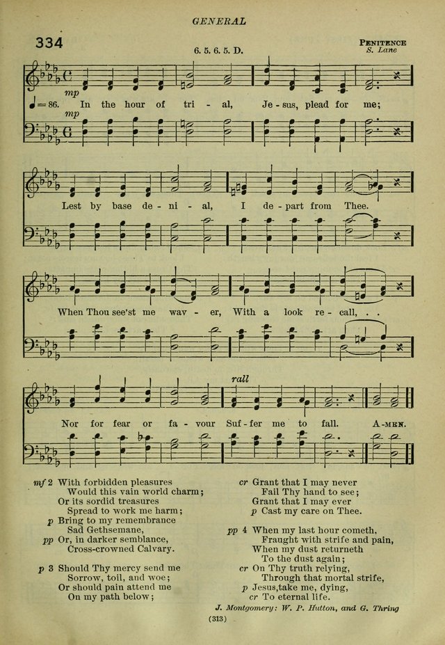 The Church Hymnal: containing hymns approved and set forth by the general conventions of 1892 and 1916; together with hymns for the use of guilds and brotherhoods, and for special occasions (Rev. ed) page 314