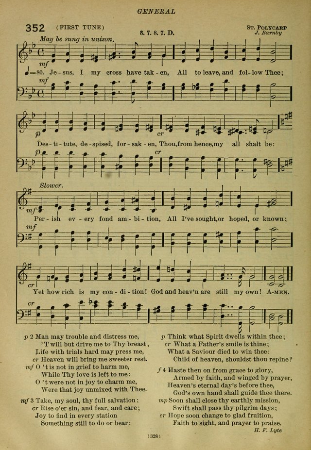 The Church Hymnal: containing hymns approved and set forth by the general conventions of 1892 and 1916; together with hymns for the use of guilds and brotherhoods, and for special occasions (Rev. ed) page 329
