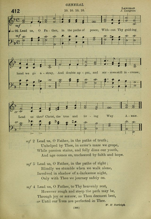 The Church Hymnal: containing hymns approved and set forth by the general conventions of 1892 and 1916; together with hymns for the use of guilds and brotherhoods, and for special occasions (Rev. ed) page 390