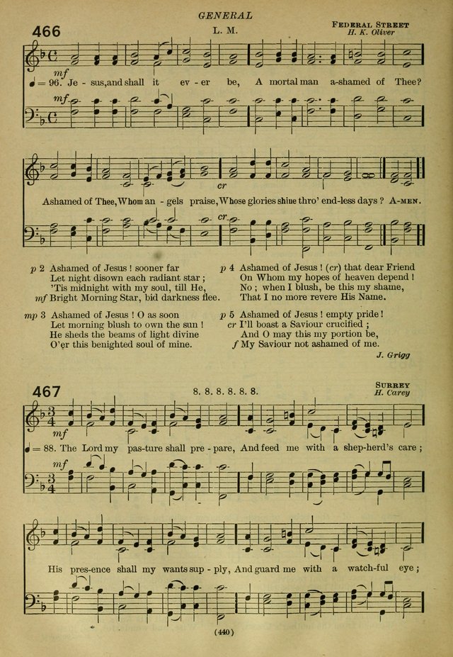 The Church Hymnal: containing hymns approved and set forth by the general conventions of 1892 and 1916; together with hymns for the use of guilds and brotherhoods, and for special occasions (Rev. ed) page 441