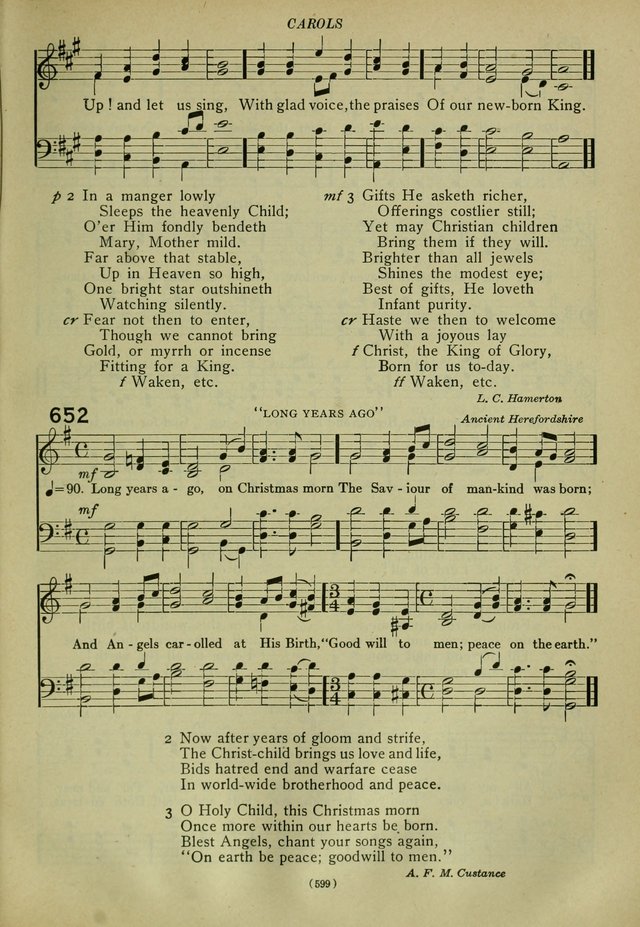 The Church Hymnal: containing hymns approved and set forth by the general conventions of 1892 and 1916; together with hymns for the use of guilds and brotherhoods, and for special occasions (Rev. ed) page 602