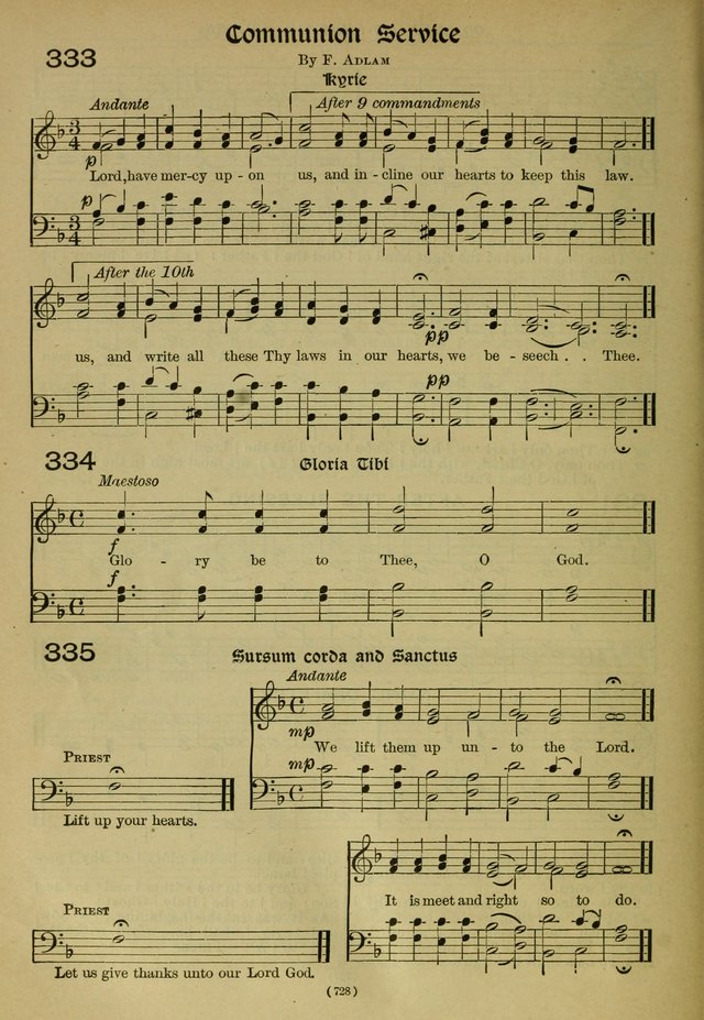 The Church Hymnal: containing hymns approved and set forth by the general conventions of 1892 and 1916; together with hymns for the use of guilds and brotherhoods, and for special occasions (Rev. ed) page 731