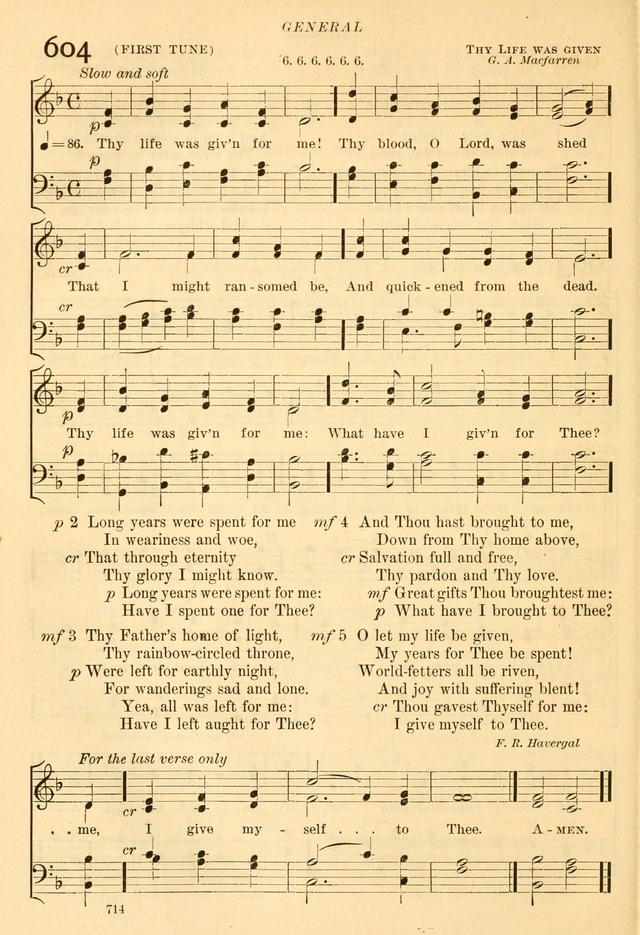 The Church Hymnal: revised and enlarged in accordance with the action of the General Convention of the Protestant Episcopal Church in the United States of America in the year of our Lord 1892... page 771