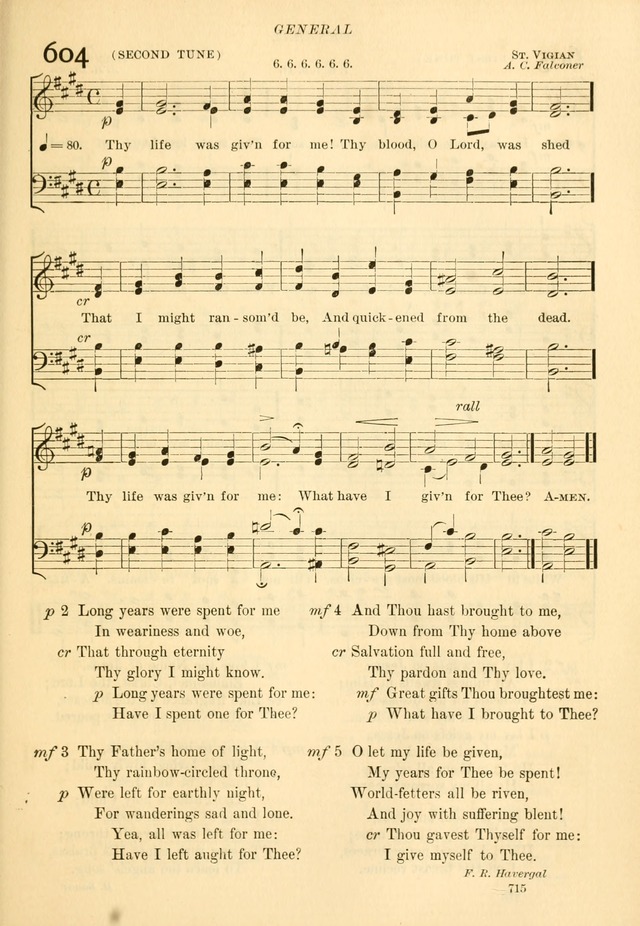 The Church Hymnal: revised and enlarged in accordance with the action of the General Convention of the Protestant Episcopal Church in the United States of America in the year of our Lord 1892... page 772
