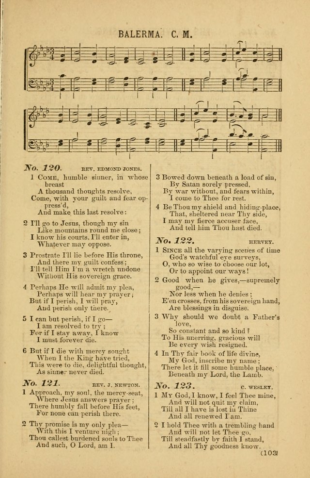 Coronation Hymns and Songs: for praise and prayer meetings, home and social singing page 103