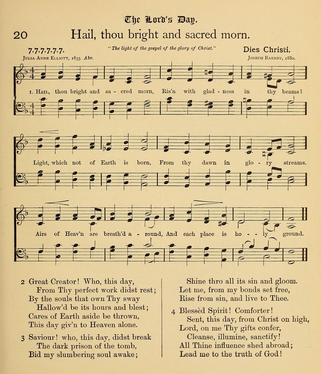 College Hymnal: a selection of Christian praise-songs for the uses of worship in universities, colleges and advanced schools. page 26