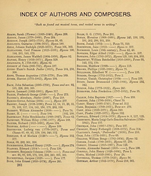 College Hymnal: a selection of Christian praise-songs for the uses of worship in universities, colleges and advanced schools. page 268