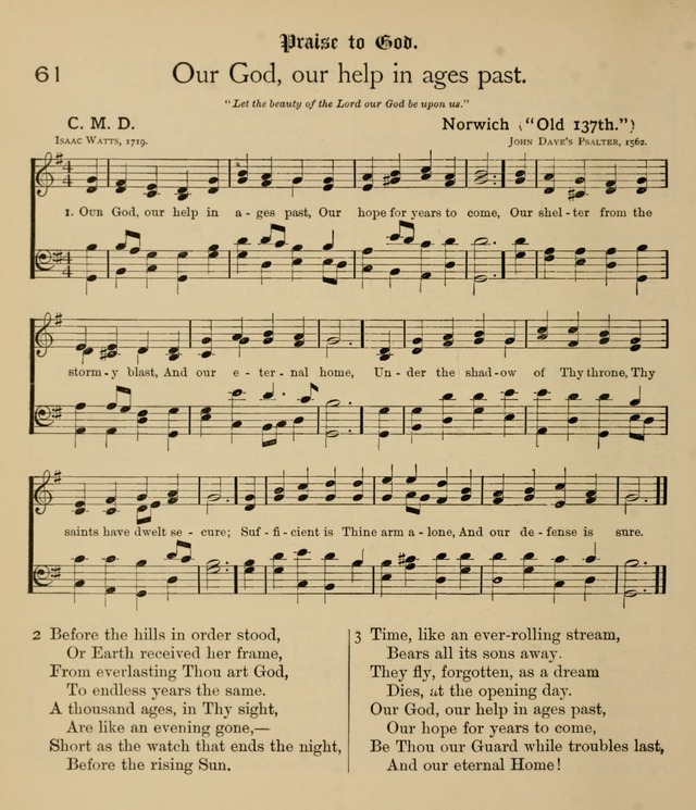 College Hymnal: a selection of Christian praise-songs for the uses of worship in universities, colleges and advanced schools. page 51