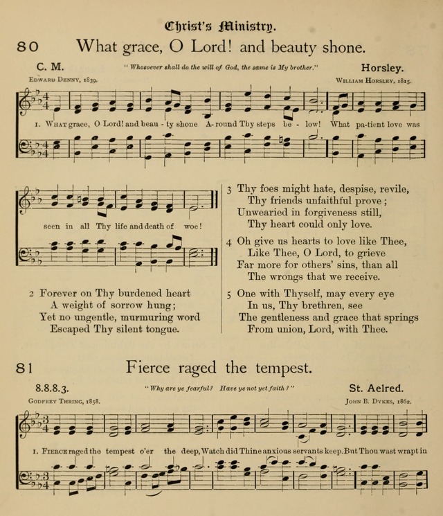 College Hymnal: a selection of Christian praise-songs for the uses of worship in universities, colleges and advanced schools. page 65