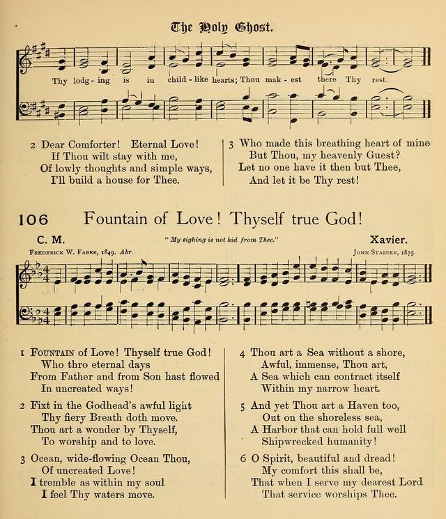 College Hymnal: a selection of Christian praise-songs for the uses of worship in universities, colleges and advanced schools. page 84
