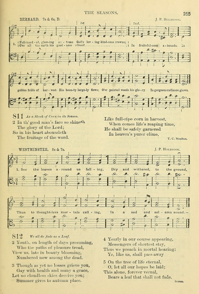 The Christian hymnary: a selection of hymns & tunes for Christian worship page 262