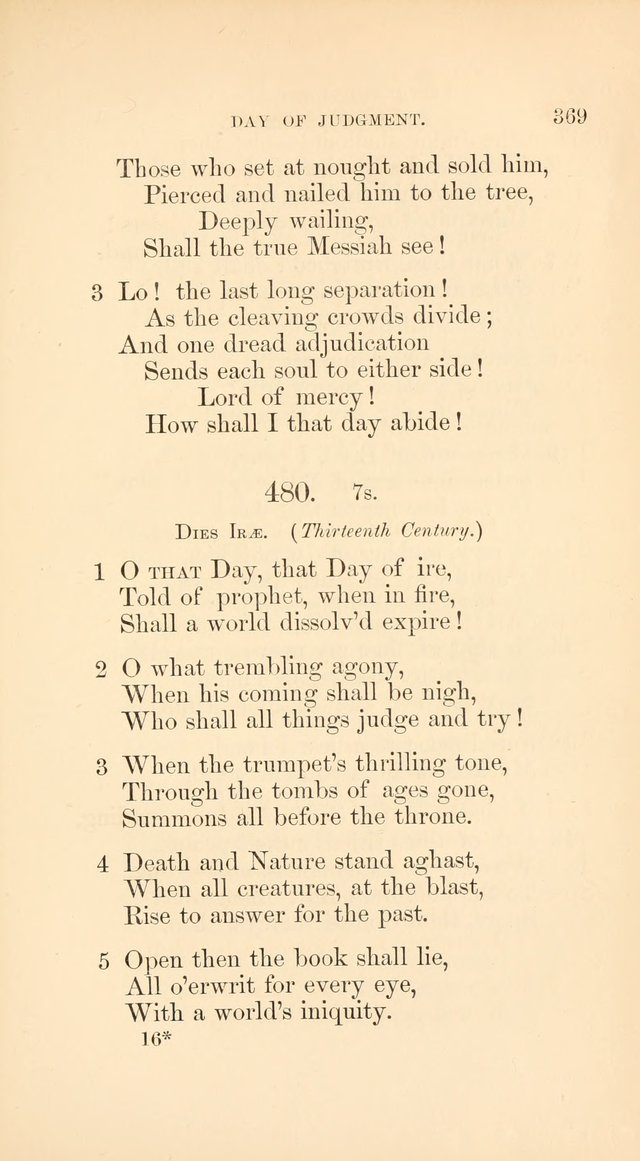 A Collection of Hymns: Supplementary to the Psalms and Hymns of Dr. Watts page 376