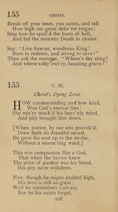 A Collection of Hymns and Sacred Songs: suited to both private and public devotions, and especially adapted to the wants and uses of the brethren of the Old German Baptist Church page 102