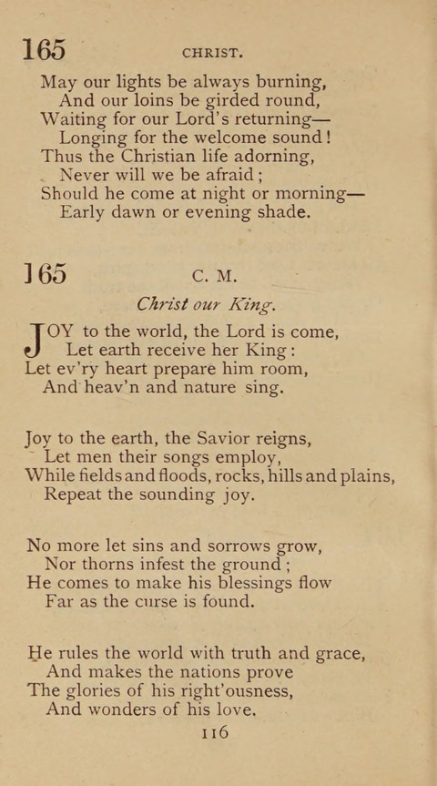 A Collection of Hymns and Sacred Songs: suited to both private and public devotions, and especially adapted to the wants and uses of the brethren of the Old German Baptist Church page 110