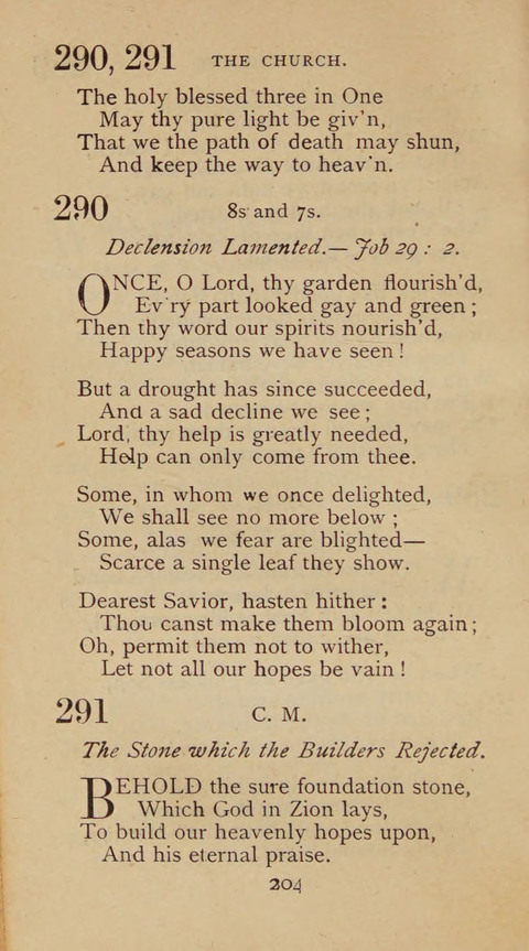 A Collection of Hymns and Sacred Songs: suited to both private and public devotions, and especially adapted to the wants and uses of the brethren of the Old German Baptist Church page 198