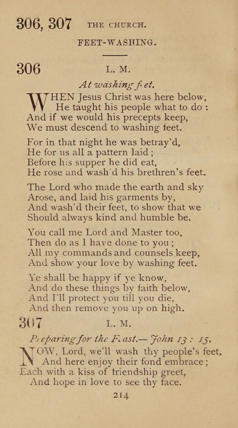 A Collection of Hymns and Sacred Songs: suited to both private and public devotions, and especially adapted to the wants and uses of the brethren of the Old German Baptist Church page 208