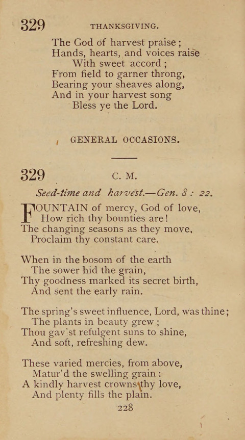 A Collection of Hymns and Sacred Songs: suited to both private and public devotions, and especially adapted to the wants and uses of the brethren of the Old German Baptist Church page 222