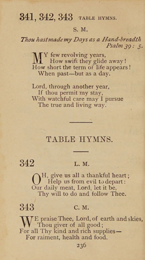 A Collection of Hymns and Sacred Songs: suited to both private and public devotions, and especially adapted to the wants and uses of the brethren of the Old German Baptist Church page 230