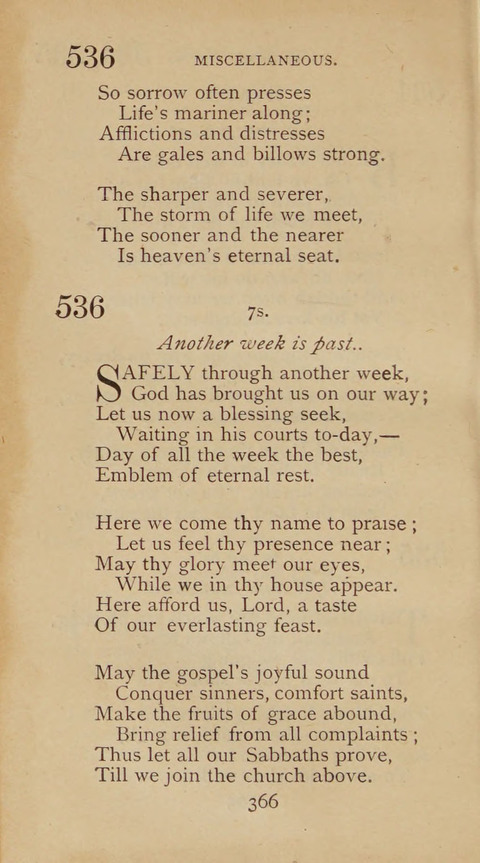 A Collection of Hymns and Sacred Songs: suited to both private and public devotions, and especially adapted to the wants and uses of the brethren of the Old German Baptist Church page 360