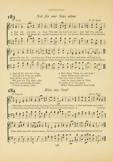 The Calvary Hymnal: for Sunday School, Prayer Meeting and Church Service page 138