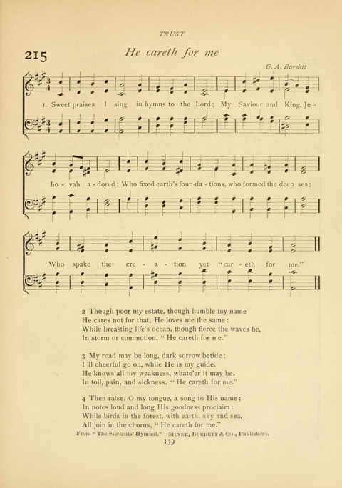 The Calvary Hymnal: for Sunday School, Prayer Meeting and Church Service page 159