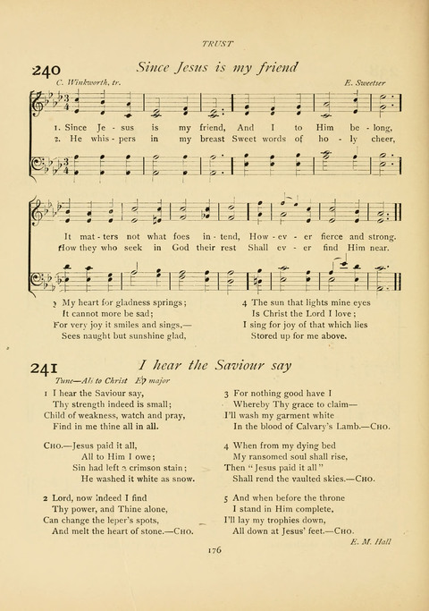 The Calvary Hymnal: for Sunday School, Prayer Meeting and Church Service page 176
