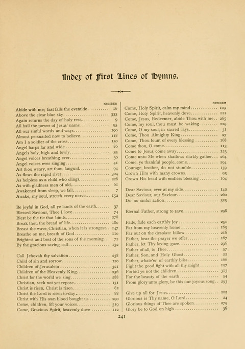 The Calvary Hymnal: for Sunday School, Prayer Meeting and Church Service page 241