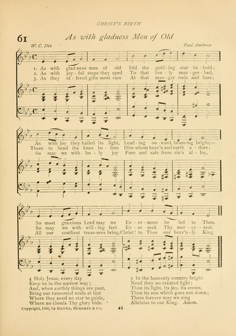 The Calvary Hymnal: for Sunday School, Prayer Meeting and Church Service page 45