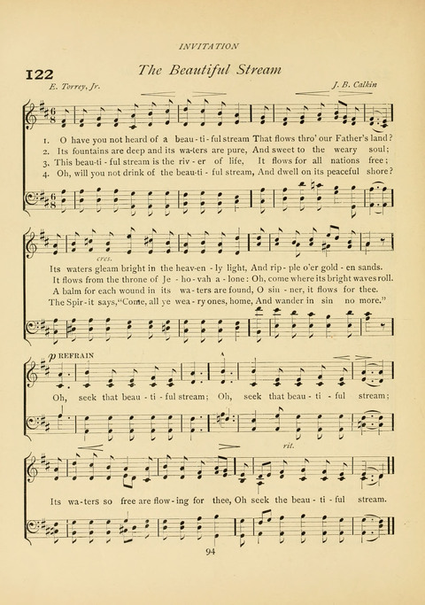 The Calvary Hymnal: for Sunday School, Prayer Meeting and Church Service page 94
