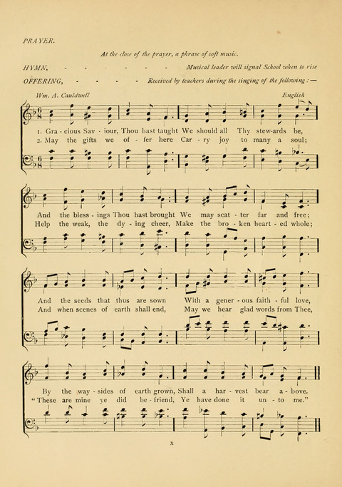 The Calvary Hymnal: for Sunday School, Prayer Meeting and Church Service page xv