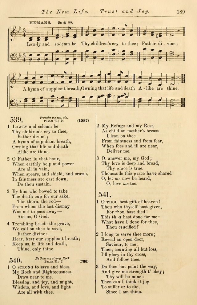 Christian Hymn and Tune Book, for use in Churches, and for Social and Family Devotions page 196
