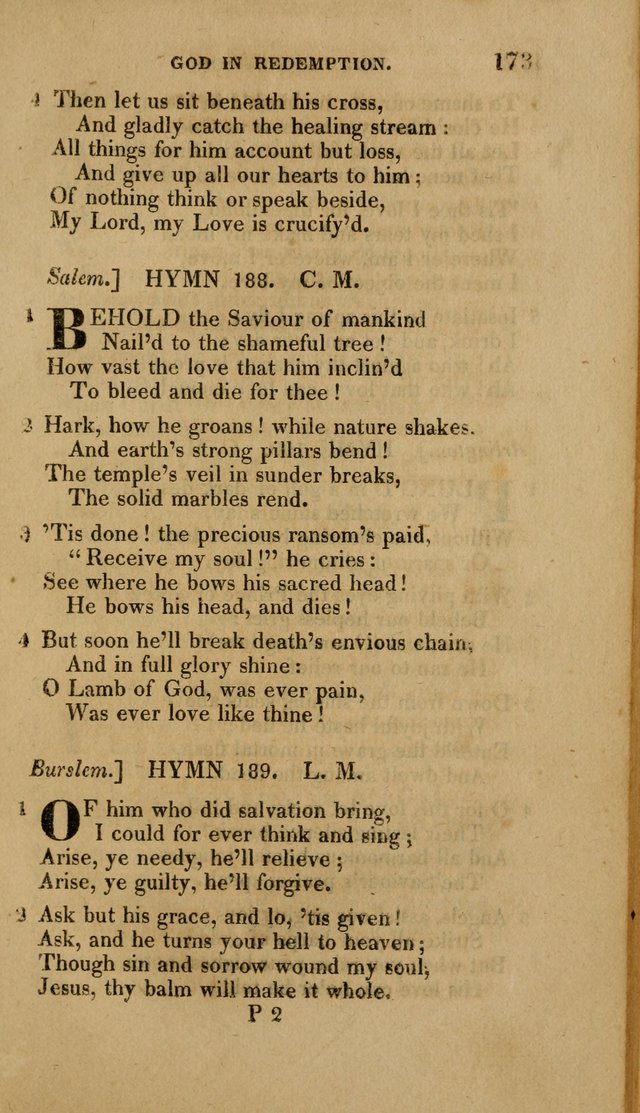 A Collection of Hymns for the Use of the Methodist Episcopal Church: Principally from the Collection of the Rev. John Wesley. M. A. page 178
