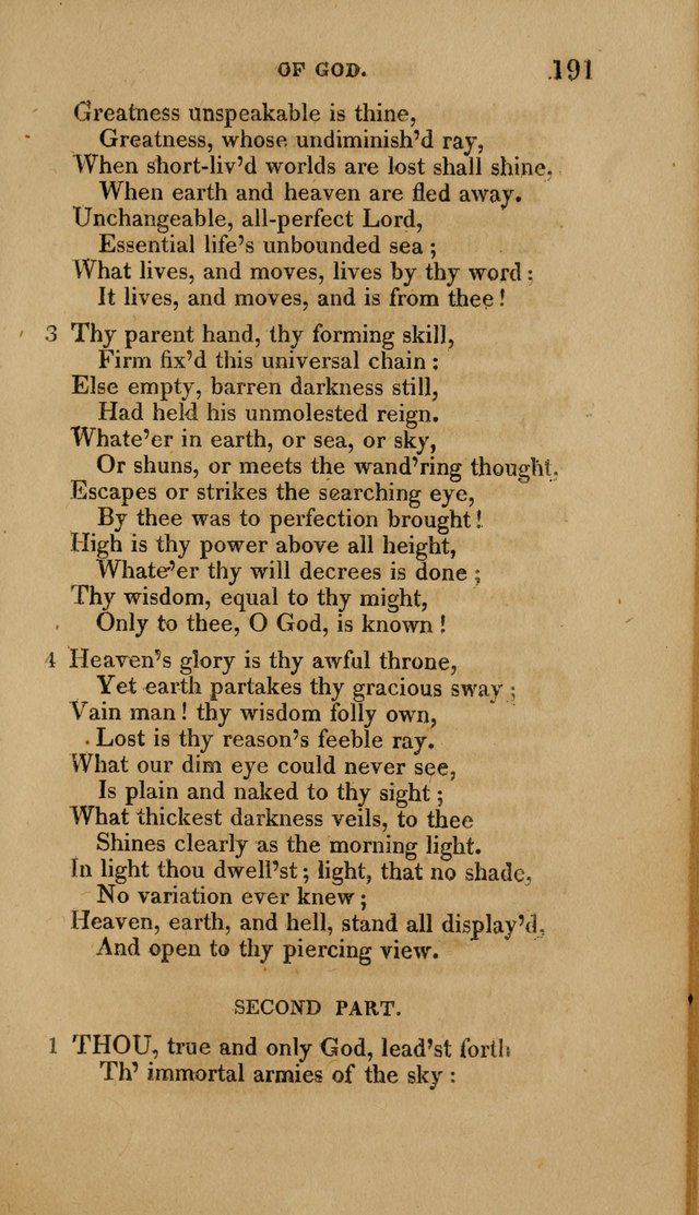 A Collection of Hymns for the Use of the Methodist Episcopal Church: Principally from the Collection of the Rev. John Wesley. M. A. page 196