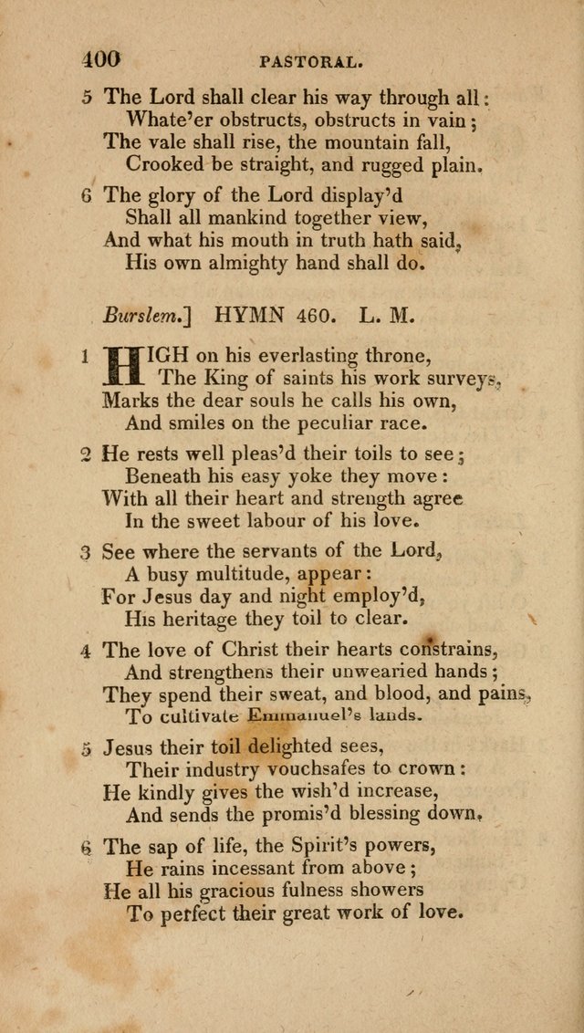 A Collection of Hymns for the Use of the Methodist Episcopal Church: Principally from the Collection of the Rev. John Wesley. M. A. page 405