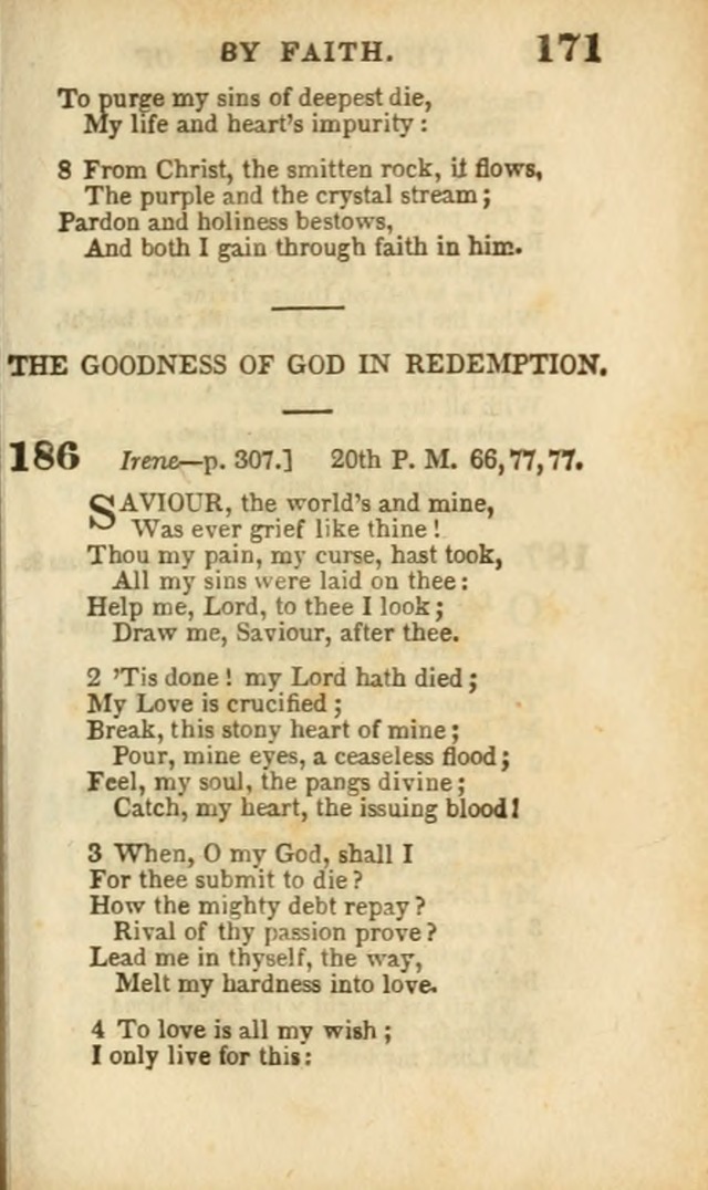 A Collection of Hymns: for the use of the Methodist Episcopal Church, principally from the collection of the Rev. John Wesley, A. M., late fellow of Lincoln College..(Rev. and corr. with a supplement) page 173