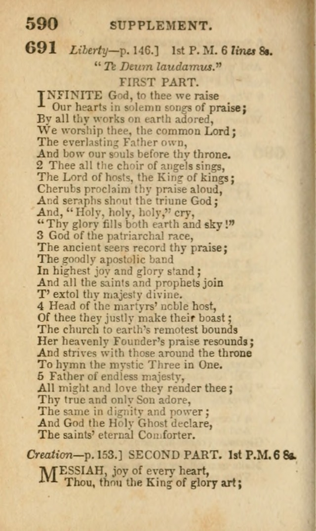 A Collection of Hymns: for the use of the Methodist Episcopal Church, principally from the collection of the Rev. John Wesley, A. M., late fellow of Lincoln College..(Rev. and corr. with a supplement) page 592