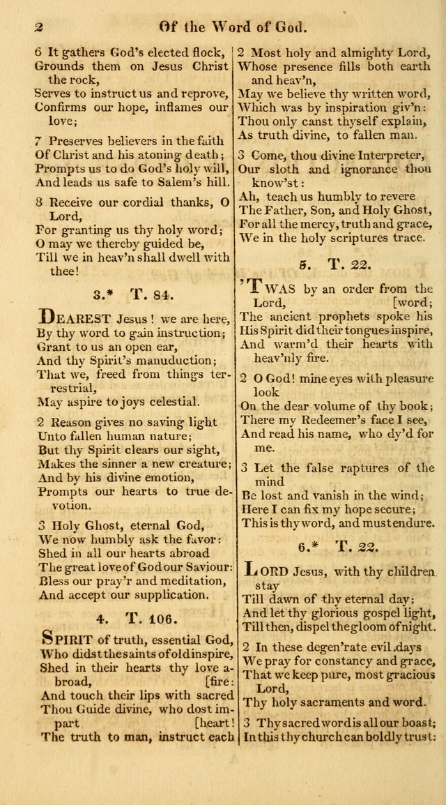 A Collection of Hymns for the Use of the Protestant Church of the United Brethren. (New and Rev. ed.) page 2