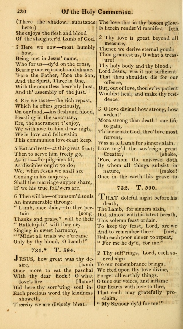 A Collection of Hymns for the Use of the Protestant Church of the United Brethren. (New and Rev. ed.) page 230