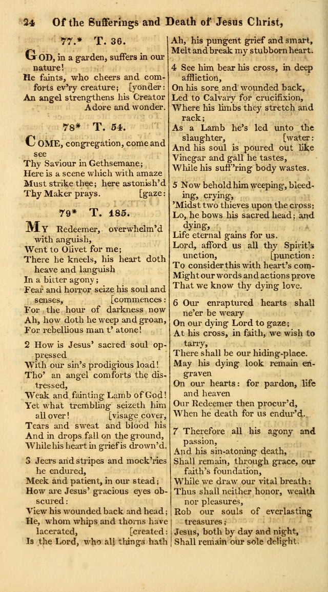 A Collection of Hymns for the Use of the Protestant Church of the United Brethren. (New and Rev. ed.) page 24