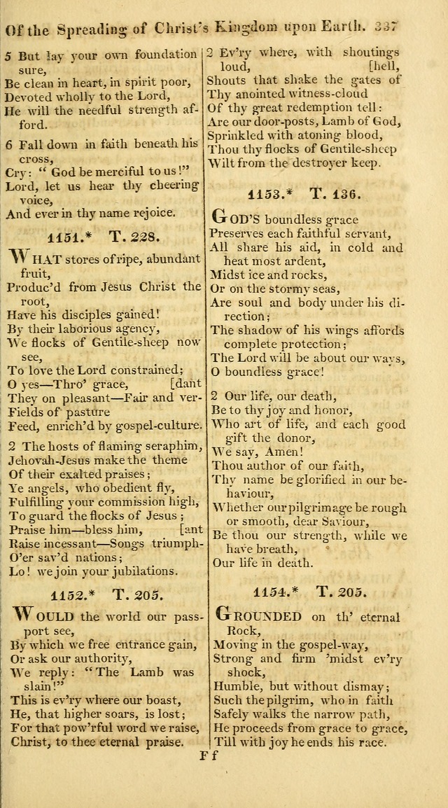 A Collection of Hymns for the Use of the Protestant Church of the United Brethren. (New and Rev. ed.) page 337