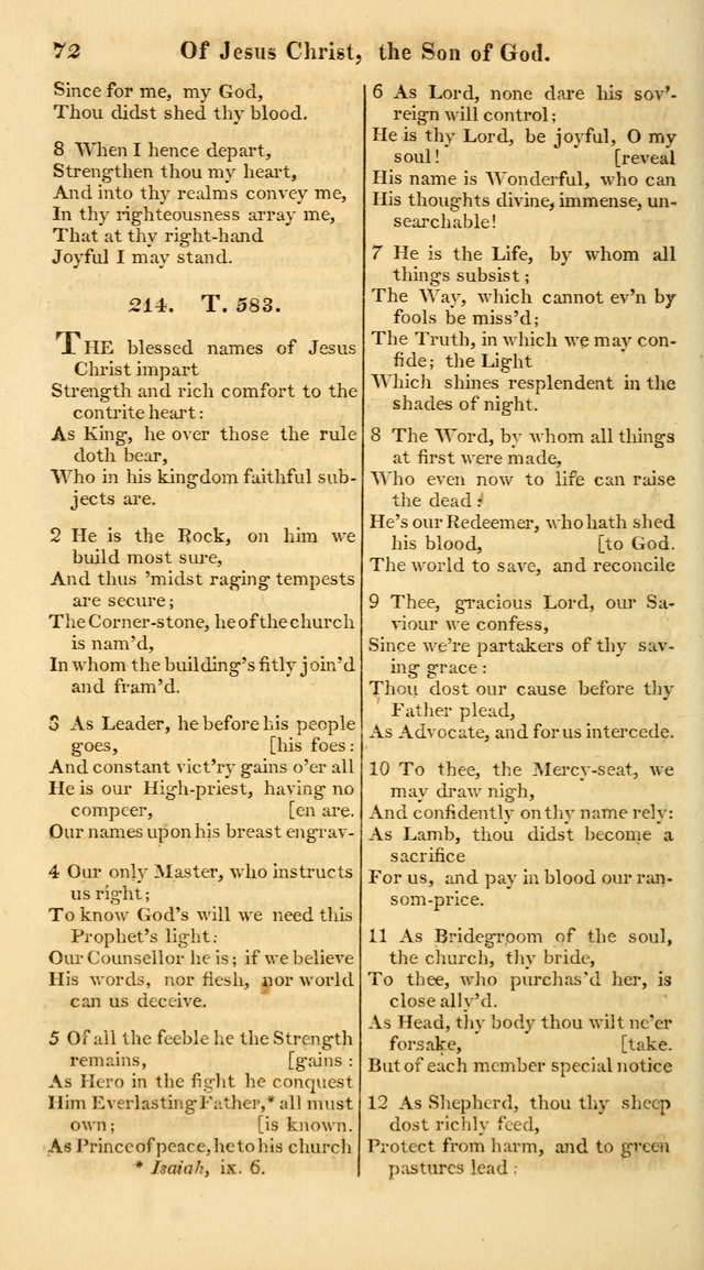 A Collection of Hymns for the Use of the Protestant Church of the United Brethren. (New and Rev. ed.) page 72