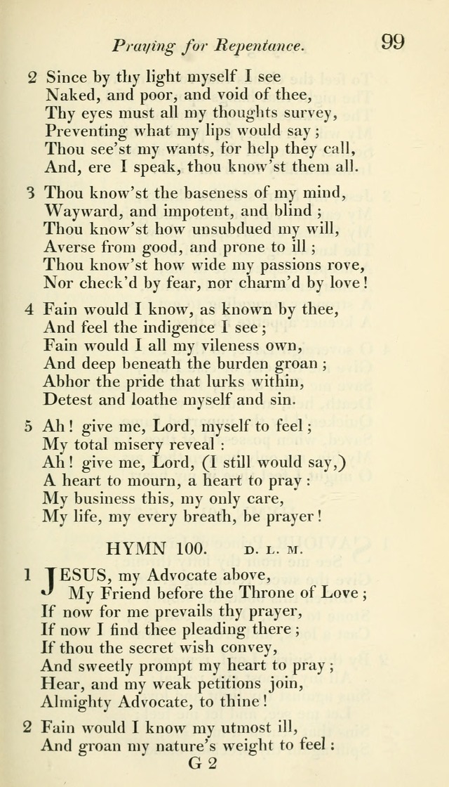 A Collection of Hymns, for the Use of the People Called Methodists, with a Supplement page 101