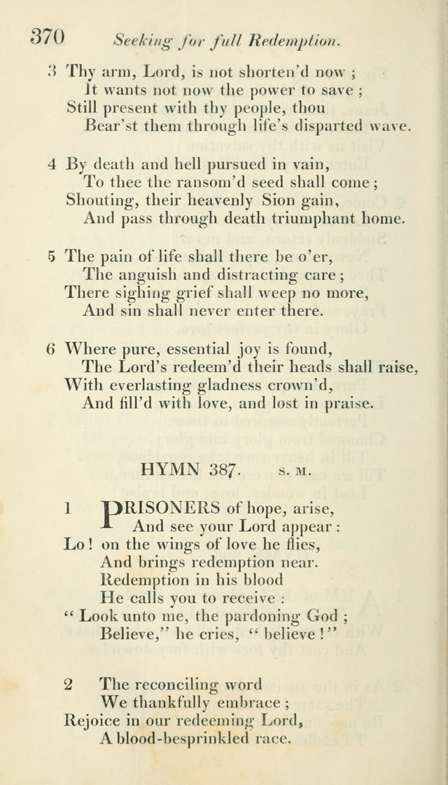 A Collection of Hymns, for the Use of the People Called Methodists, with a Supplement page 372