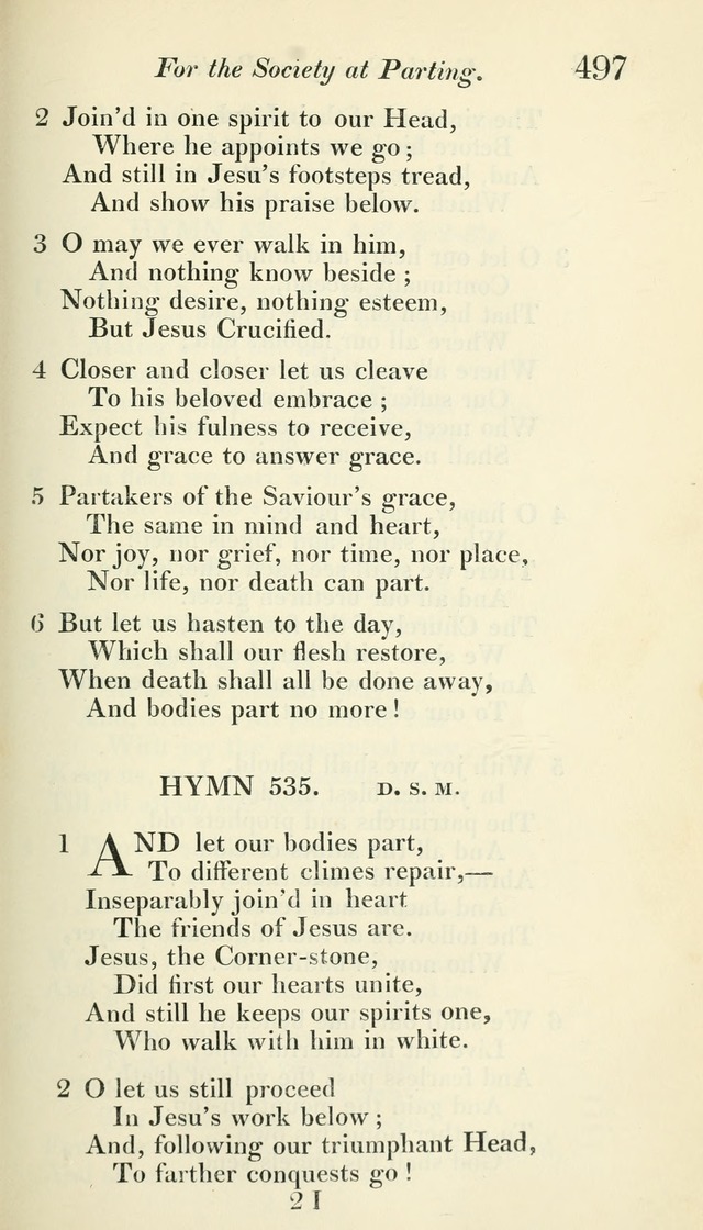 A Collection of Hymns, for the Use of the People Called Methodists, with a Supplement page 499