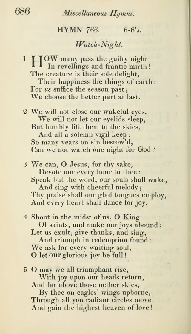 A Collection of Hymns, for the Use of the People Called Methodists, with a Supplement page 688
