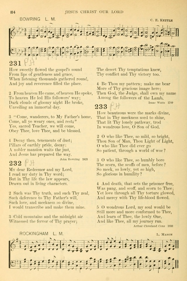 The Church Hymnary: a collection of hymns and tunes for public worship page 114