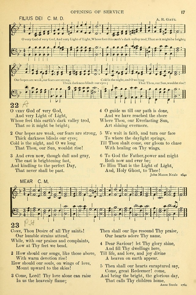 The Church Hymnary: a collection of hymns and tunes for public worship page 17